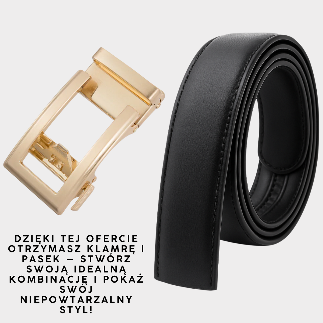 ELEGANCKI Belt – Skórzany pasek damski z zapięciem Easy-Click