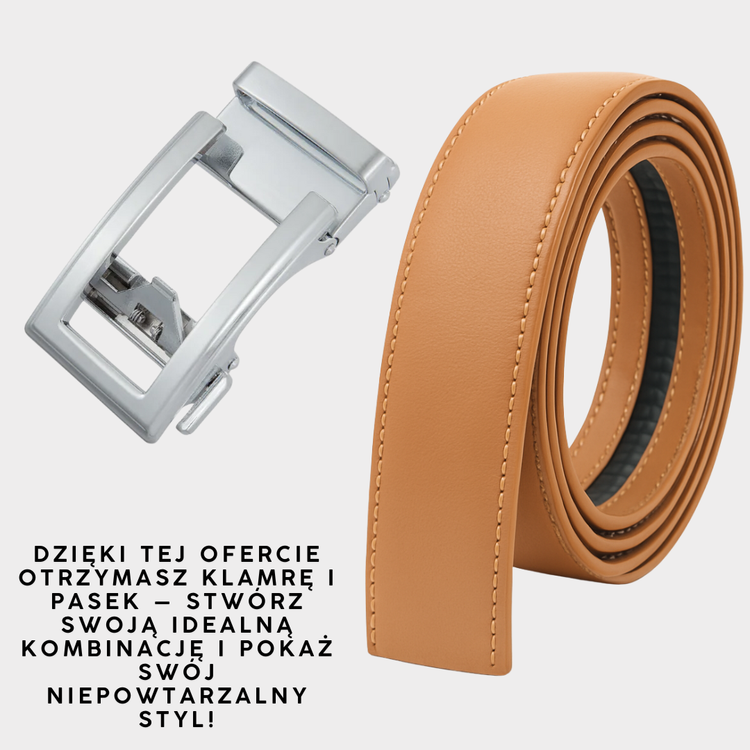 ELEGANCKI Belt – Skórzany pasek damski z zapięciem Easy-Click
