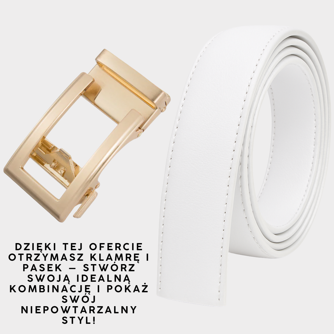 ELEGANCKI Belt – Skórzany pasek damski z zapięciem Easy-Click