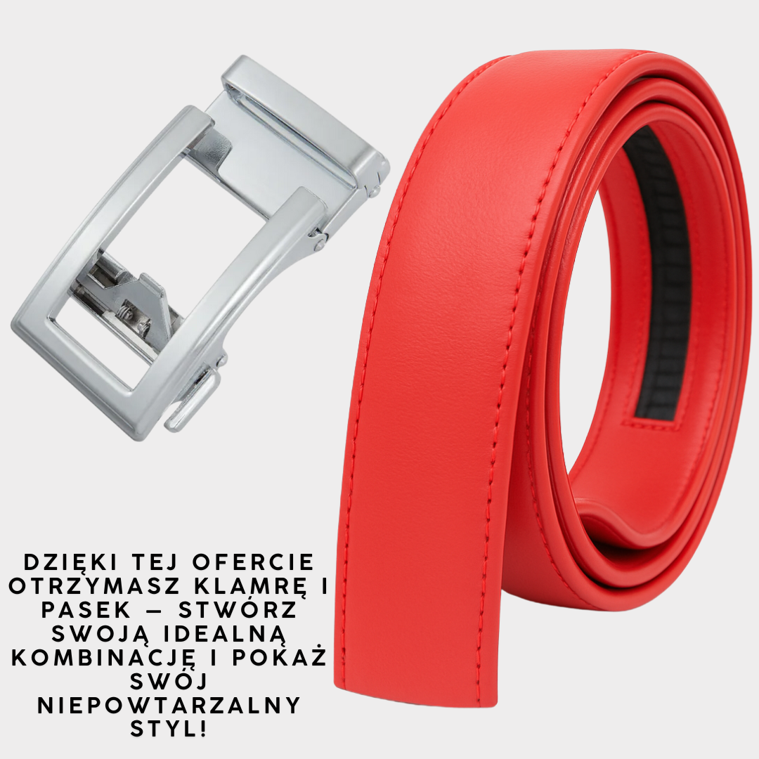 ELEGANCKI Belt – Skórzany pasek damski z zapięciem Easy-Click