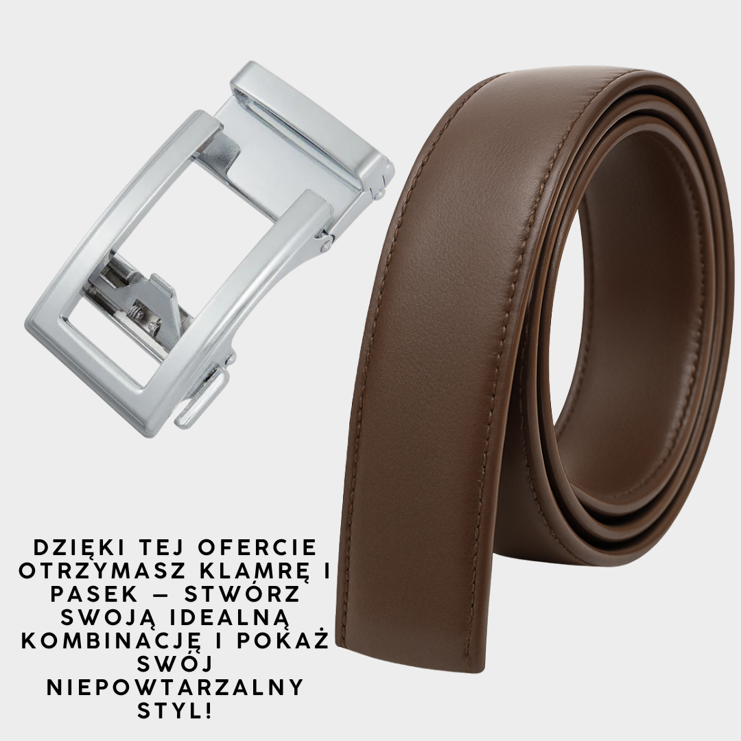 ELEGANCKI Belt – Skórzany pasek damski z zapięciem Easy-Click