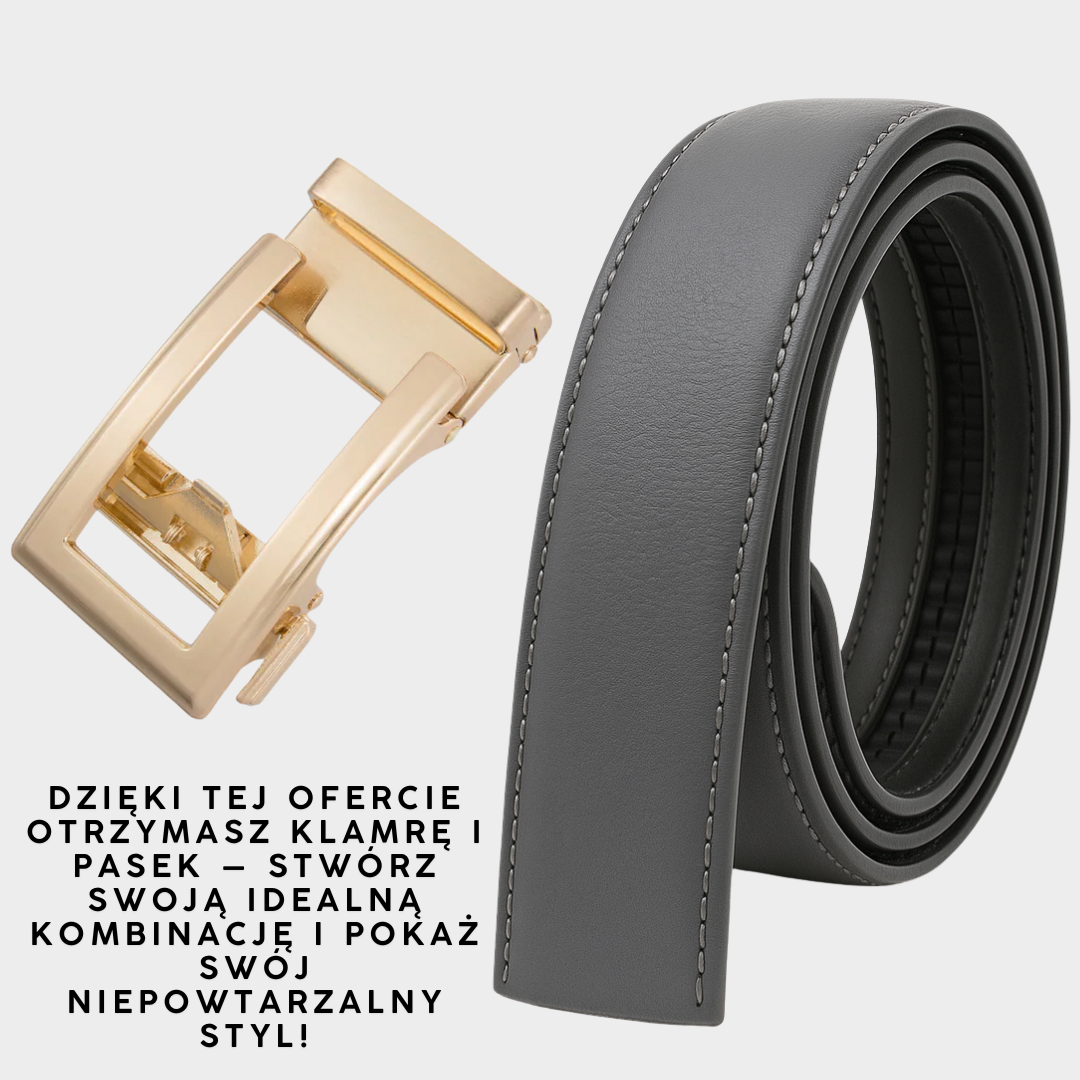 ELEGANCKI Belt – Skórzany pasek damski z zapięciem Easy-Click