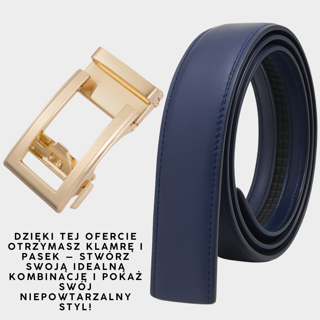 ELEGANCKI Belt – Skórzany pasek damski z zapięciem Easy-Click
