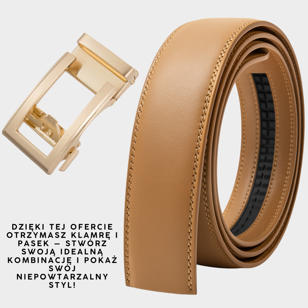 ELEGANCKI Belt – Skórzany pasek damski z zapięciem Easy-Click