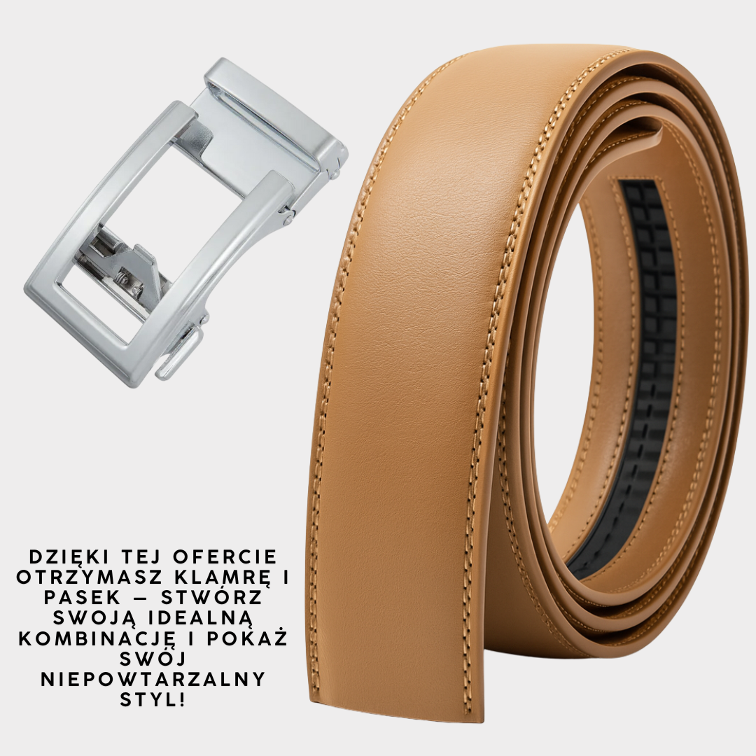 ELEGANCKI Belt – Skórzany pasek damski z zapięciem Easy-Click