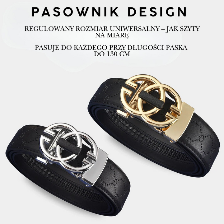 PRESTIŻOWY Belt – Skórzany pasek damski z zapięciem Easy-Click