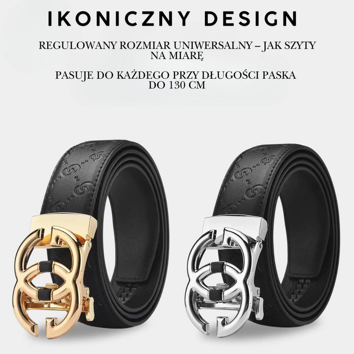 IKONICZNY Belt – Skórzany pasek damski z zapięciem Easy-Click