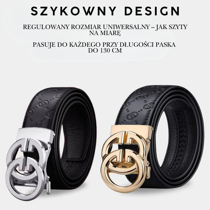 SZYKOWNY Belt – Skórzany pasek damski z zapięciem Easy-Click