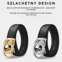 SZLACHETNY Belt – Skórzany pasek damski z zapięciem Easy-Click