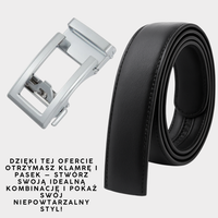 ELEGANCKI Belt – Skórzany pasek damski z zapięciem Easy-Click