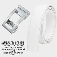 ELEGANCKI Belt – Skórzany pasek damski z zapięciem Easy-Click