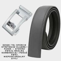 ELEGANCKI Belt – Skórzany pasek damski z zapięciem Easy-Click