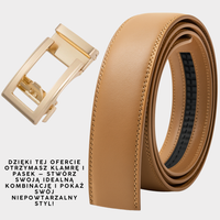 ELEGANCKI Belt – Skórzany pasek damski z zapięciem Easy-Click